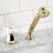 Kingston Brass KSK4302PXTR Transfer Valve Set For Roman Tub Filler, Polished Brass KSK4302PXTR - alternate 2